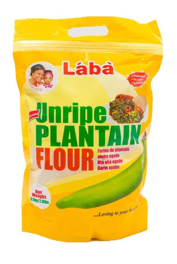 Laba Unripe Plantain Flour 800g - Dennis Africa and Caribbean Market