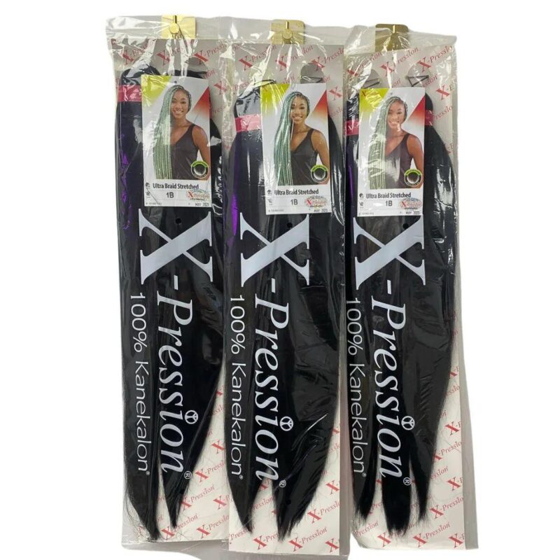 X-Pression Pre-Stretched Braid 50 inch - Dennis Africa and Caribbean Market